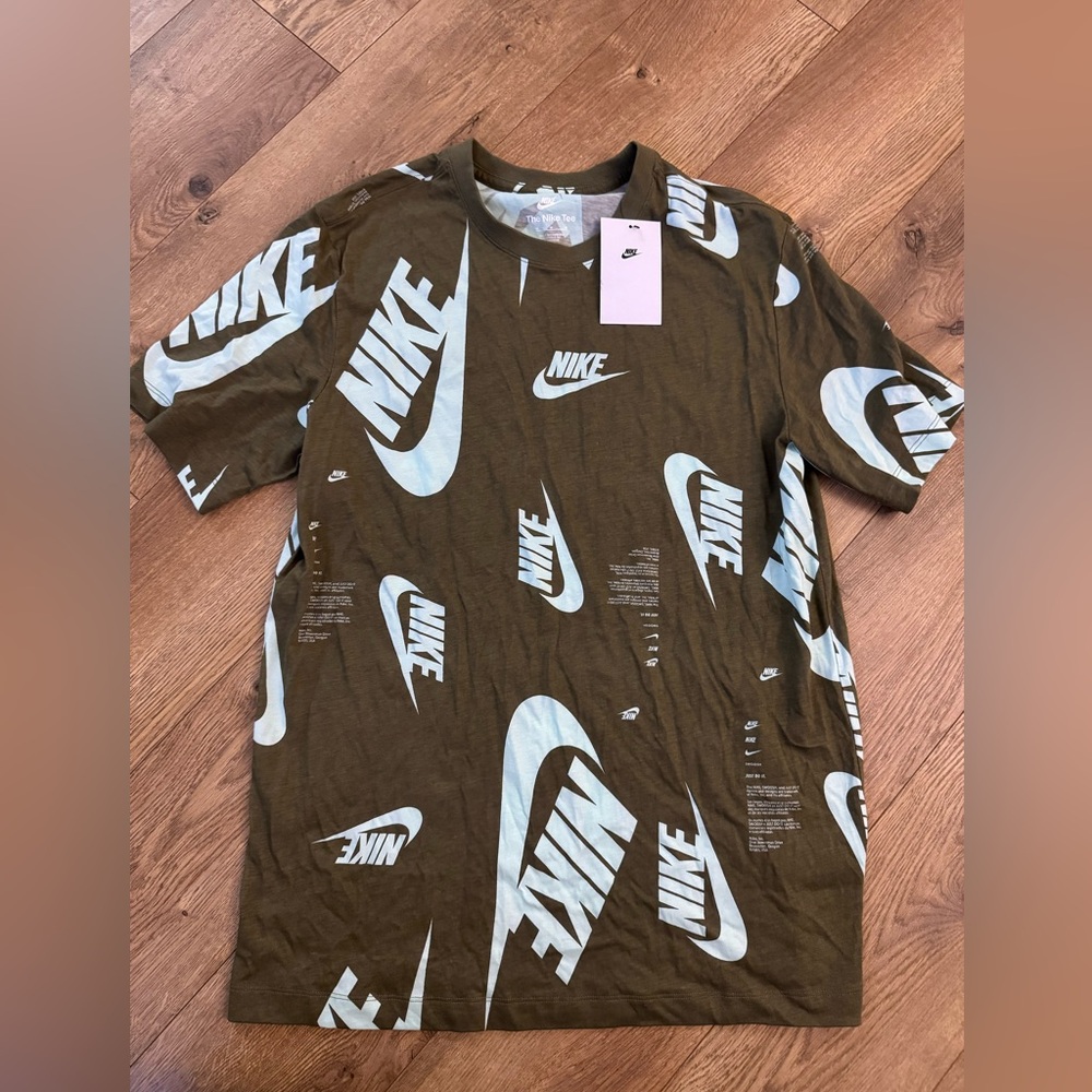 Nike Men's All Over Logo Graphic Tee